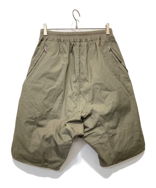 RICK OWENS（リックオウエンス）RICK OWENS (リックオウエンス) PHLEGETHON BASKET SWINGER SHORTS ベージュ サイズ:48の古着・服飾アイテム