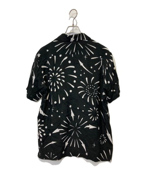 Aloha Blossom（アロハブロッサム）Aloha Blossom (アロハブロッサム) オープンカラーシャツ ブラック サイズ:42の古着・服飾アイテム