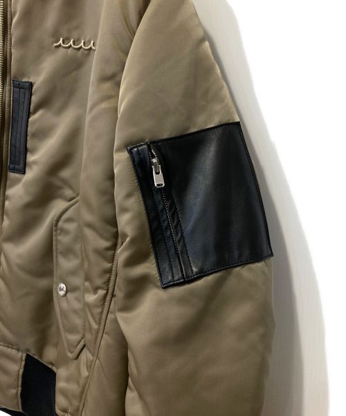 muta（ムータ）muta (ムータ) acanthus (アカンサス) MA-1ジャケット オリーブ サイズ:7の古着・服飾アイテム