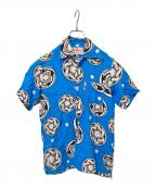 Aloha Blossomアロハブロッサム）の古着「アロハシャツ」｜スカイブルー