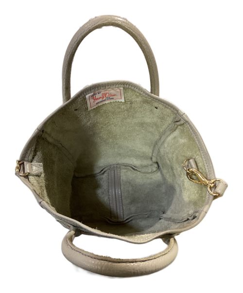 YOUNG & OLSEN The DRYGOODS STORE（ヤングアンドオルセン ザ ドライグッズストア）YOUNG & OLSEN The DRYGOODS STORE (ヤングアンドオルセン ザ ドライグッズストア) 2WAYハンドバッグ ベージュの古着・服飾アイテム