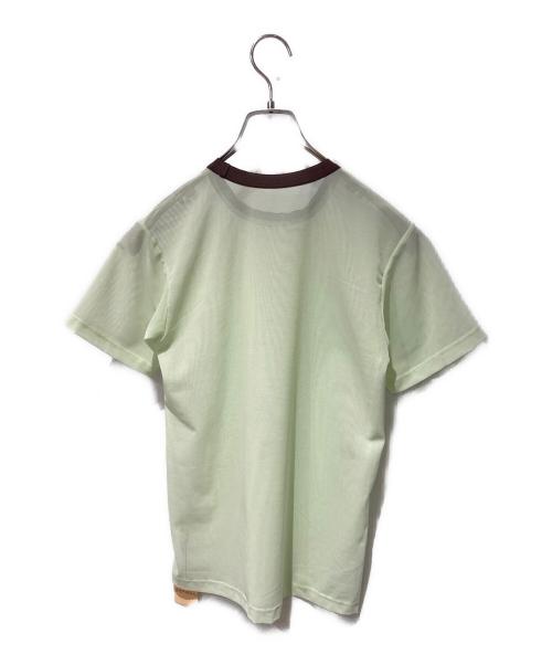 OVERNEATH（オーバーニース）OVERNEATH (オーバーニース) シアーTシャツ グリーン サイズ:Mの古着・服飾アイテム