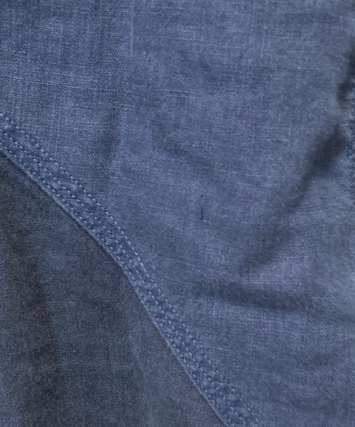 NIGEL CABOURN（ナイジェルケーボン）NIGEL CABOURN (ナイジェルケーボン) リネンシャツ ネイビー サイズ:48の古着・服飾アイテム