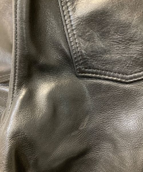 VANSON（バンソン）VANSON (バンソン) レザーパンツ ブラック サイズ:28の古着・服飾アイテム