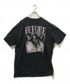 doubletダブレット）の古着「BEFORE AFTER IDOL T-SHIRT」｜ブラック