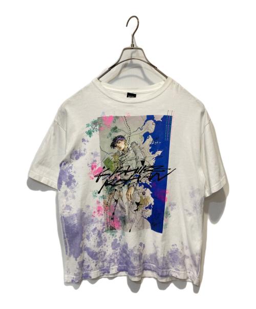 JOJO（ジョジョ）JoJo (ジョジョ) スプレーアートTシャツ ホワイト サイズ:Ｍの古着・服飾アイテム