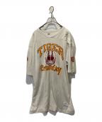 Championチャンピオン）の古着「フットボールTシャツ」｜ホワイト