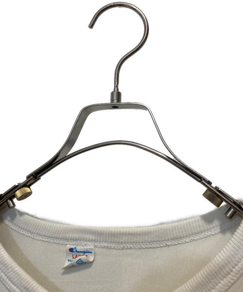 Champion（チャンピオン）Champion (チャンピオン) フットボールTシャツ ホワイト サイズ:Ｌの古着・服飾アイテム
