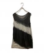 ISSEY MIYAKEイッセイミヤケ）の古着「シアータンクトップ」｜ブラック