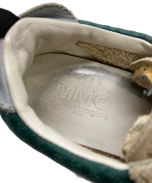 MM6 Maison Margiela（エムエムシックスメゾンマルジェラ）MM6 Maison Margiela (エムエムシックス メゾンマルジェラ) ローカットスニーカー グリーン サイズ:37の古着・服飾アイテム