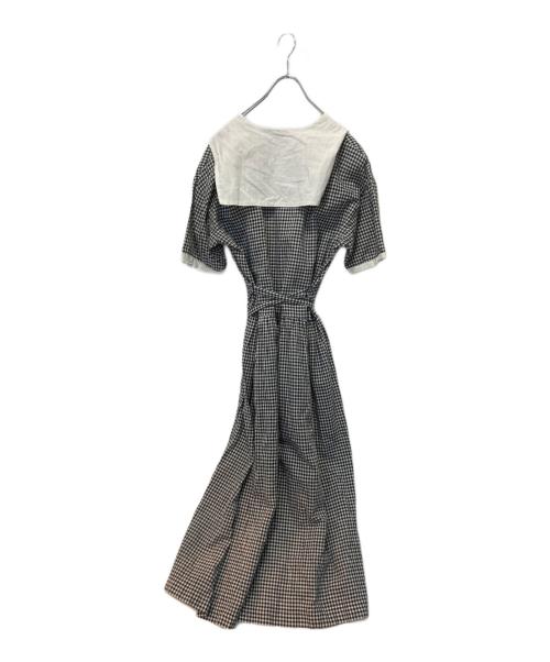 PINK HOUSE（ピンクハウス）PINK HOUSE (ピンクハウス) 半袖ワンピース ブラック サイズ:表記無しの古着・服飾アイテム