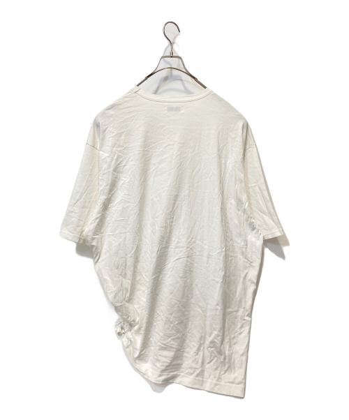 s'yte（サイト）s'yte (サイト) 40/2CottonJersey Lattice Smocking T-shirt ホワイト サイズ:3の古着・服飾アイテム