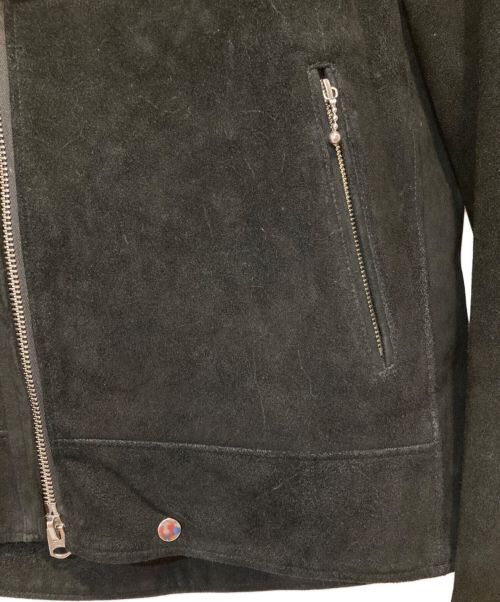 SEVESKIG（セヴシグ）SEVESKIG (セヴシグ) ダブルライダースジャケット ブラック サイズ:表記不明の古着・服飾アイテム