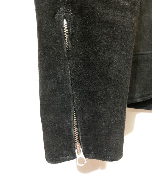 SEVESKIG（セヴシグ）SEVESKIG (セヴシグ) ダブルライダースジャケット ブラック サイズ:表記不明の古着・服飾アイテム