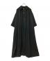 HeRIN.CYE（ヘリンドットサイ）の古着「Shirt dress」｜ブラック