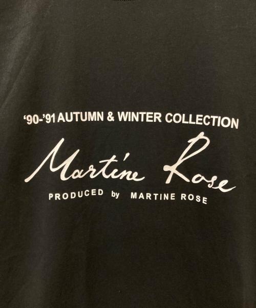 MARTINE ROSE（マーティン・ローズ）Martine rose (マーティン・ローズ) プリントTシャツ ブラック サイズ:Sの古着・服飾アイテム