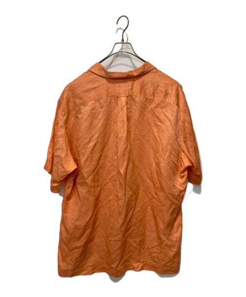 POLO RALPH LAUREN（ポロ・ラルフローレン）POLO RALPH LAUREN (ポロ・ラルフローレン) シルク混リネンシャツ オレンジ サイズ:XLの古着・服飾アイテム