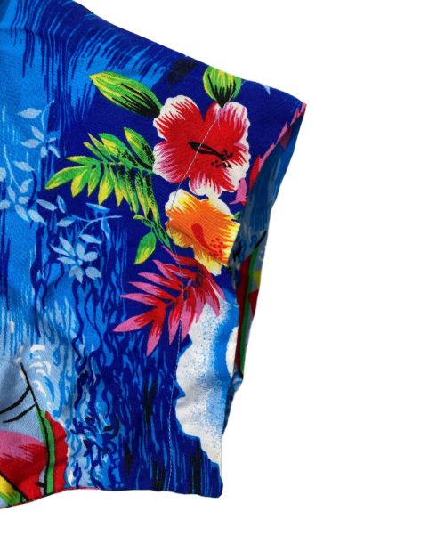 POLO RALPH LAUREN（ポロ・ラルフローレン）POLO RALPH LAUREN (ポロ・ラルフローレン) レーヨン開襟シャツ スカイブルー サイズ:Lの古着・服飾アイテム