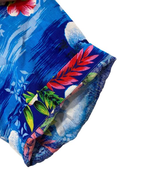 POLO RALPH LAUREN（ポロ・ラルフローレン）POLO RALPH LAUREN (ポロ・ラルフローレン) レーヨン開襟シャツ スカイブルー サイズ:Lの古着・服飾アイテム