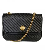 CELINEセリーヌ）の古着「トリオンフチェーンショルダーバッグ」｜ブラック