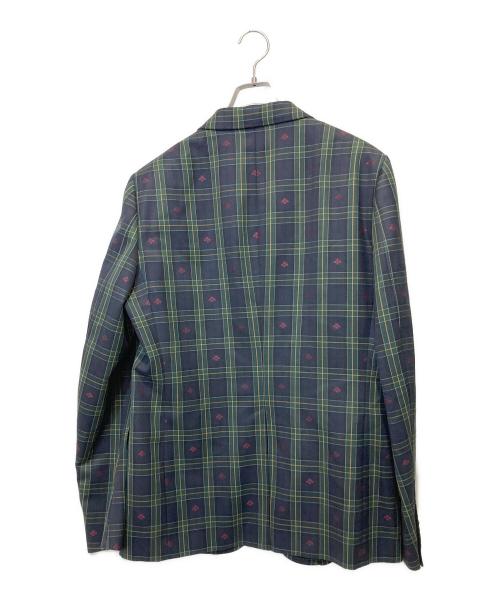 GUCCI（グッチ）GUCCI (グッチ) GREEN BEE モチーフ セットアップ ネイビー×グリーン サイズ:7-54Rの古着・服飾アイテム