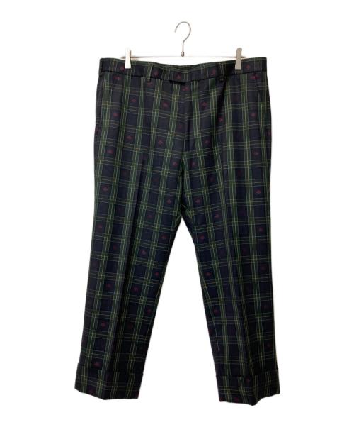 GUCCI（グッチ）GUCCI (グッチ) GREEN BEE モチーフ セットアップ ネイビー×グリーン サイズ:7-54Rの古着・服飾アイテム