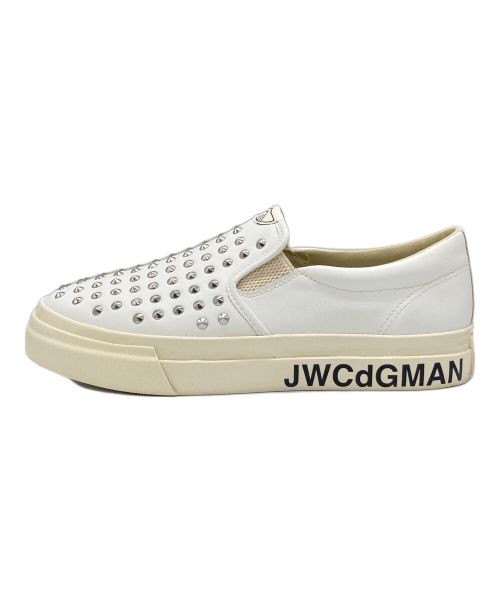 JUNYA WATANABE MAN（ジュンヤワタナベマン）JUNYA WATANABE MAN (ジュンヤワタナベマン) SWC (ステファニー ワーカーズ クラブ) スタッズスニーカー ホワイト サイズ:43の古着・服飾アイテム