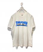 SUPREME×THRASHERシュプリーム×スラッシャー）の古着「プリントTシャツ」｜ホワイト