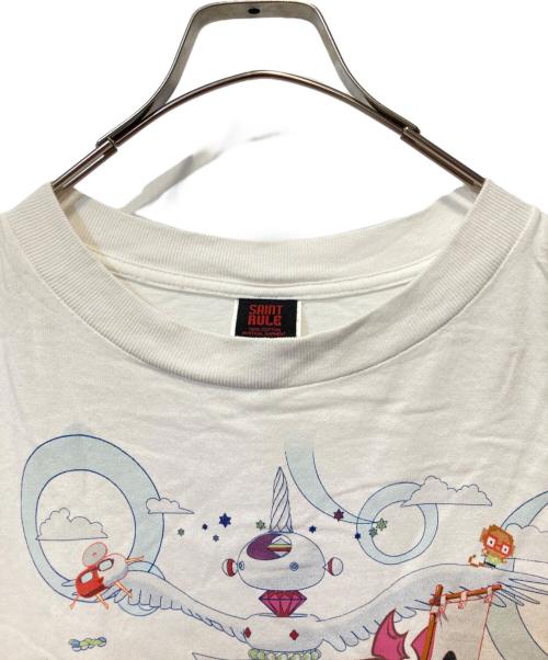 GEEKS RULE（ギークスルール）GEEKS RULE (ギークスルール) SAINT MICHAEL (セントマイケル) プリントTシャツ ホワイト サイズ:XLの古着・服飾アイテム
