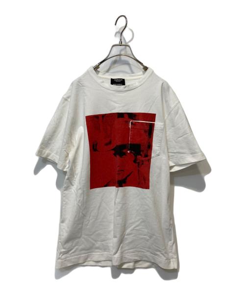 Calvin Klein（カルバンクライン）Calvin Klein (カルバンクライン) プリントTシャツ ホワイト サイズ:Sの古着・服飾アイテム