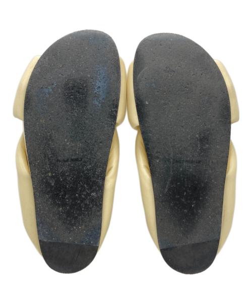 JIL SANDER（ジルサンダー）JIL SANDER (ジルサンダー) クロスサンダル ベージュ サイズ:36の古着・服飾アイテム