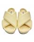 JIL SANDER (ジルサンダー) クロスサンダル ベージュ サイズ:36：16000円