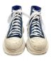 ALEXANDER McQUEEN (アレキサンダーマックイーン) Tread Slick ネイビー×ホワイト サイズ:40：9000円