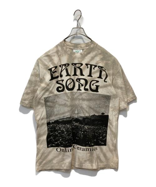 ONLINE CERAMICS（オンライン セラミックス）Online Ceramics (オンライン セラミックス) Tシャツ ベージュ サイズ:Ｌの古着・服飾アイテム