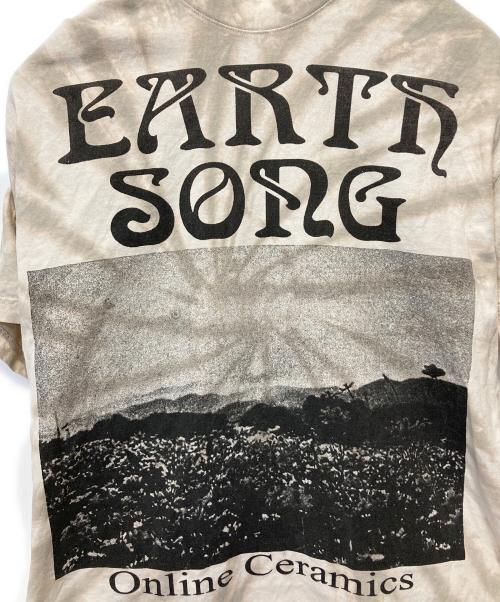 ONLINE CERAMICS（オンライン セラミックス）Online Ceramics (オンライン セラミックス) Tシャツ ベージュ サイズ:Ｌの古着・服飾アイテム