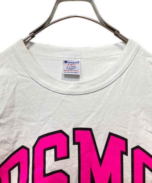 Champion（チャンピオン）Champion (チャンピオン) プリントTシャツ ホワイト サイズ:Lの古着・服飾アイテム