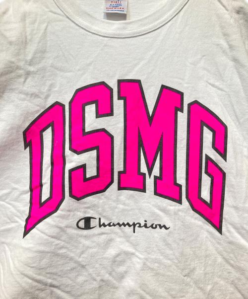 Champion（チャンピオン）Champion (チャンピオン) プリントTシャツ ホワイト サイズ:Lの古着・服飾アイテム