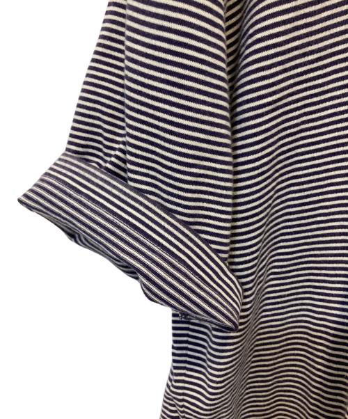 KAPTAIN SUNSHINE（キャプテンサンシャイン）KAPTAIN SUNSHINE (キャプテンサンシャイン) Crewneck Knit Pocket Tee パープル サイズ:40の古着・服飾アイテム