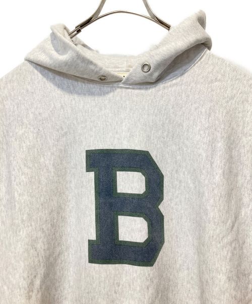 BLURHMS（ブラームス）blurhms (ブラームス) PRINT Sweat Hoodie P/O Big ホワイト サイズ:表記不明の古着・服飾アイテム