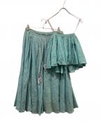 MYLANマイラン）の古着「セットアップブラウス」｜スカイブルー