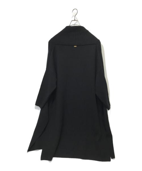 DEUXIEME CLASSE（ドゥーズィエム クラス）Deuxieme Classe (ドゥーズィエム クラス) スムースニットガウンコート ブラック サイズ:FREEの古着・服飾アイテム