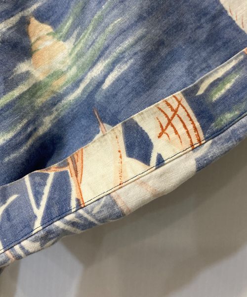 POLO RALPH LAUREN（ポロ・ラルフローレン）POLO RALPH LAUREN (ポロ・ラルフローレン) ヨットオープンカラーシャツ ブルー サイズ:XLの古着・服飾アイテム
