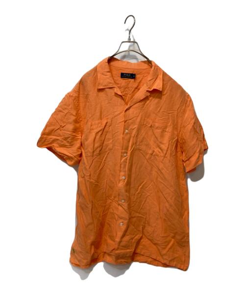 POLO RALPH LAUREN（ポロ・ラルフローレン）POLO RALPH LAUREN (ポロ・ラルフローレン) オープンカラーシャツ オレンジ サイズ:XLの古着・服飾アイテム