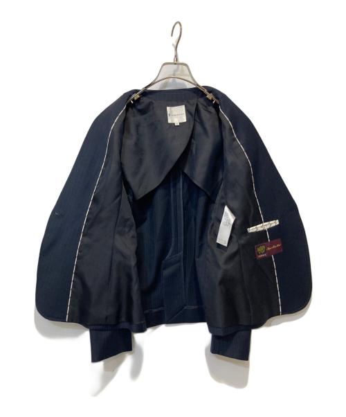 KUMIKYOKU（クミキョク）KUMIKYOKU (クミキョク) ピンストライプスカートセットアップ ネイビー サイズ:1の古着・服飾アイテム