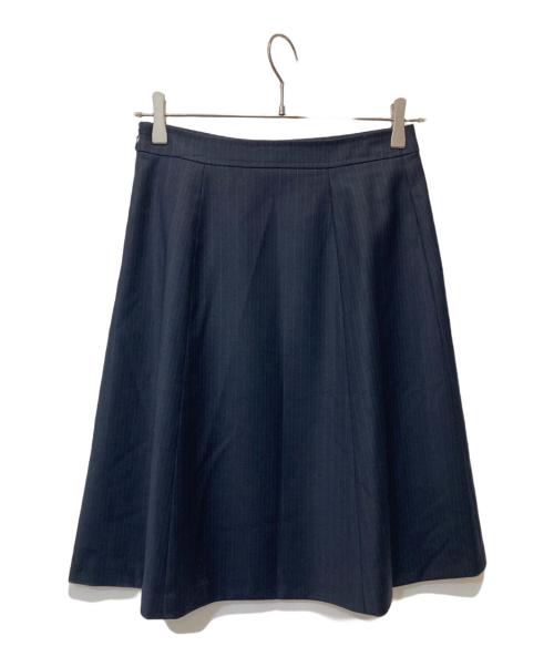 KUMIKYOKU（クミキョク）KUMIKYOKU (クミキョク) ピンストライプスカートセットアップ ネイビー サイズ:1の古着・服飾アイテム