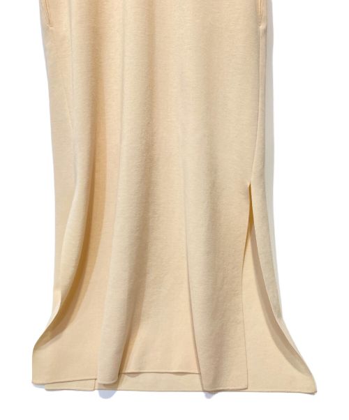 AURALEE（オーラリー）AURALEE (オーラリー) ハイゲージニットスキッパーワンピース ベージュの古着・服飾アイテム