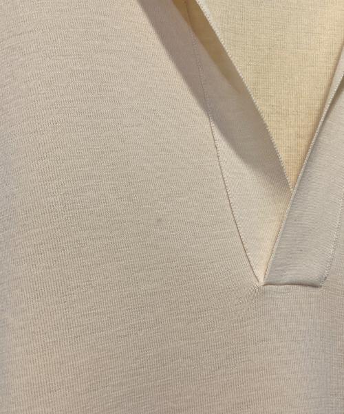 AURALEE（オーラリー）AURALEE (オーラリー) ハイゲージニットスキッパーワンピース ベージュの古着・服飾アイテム