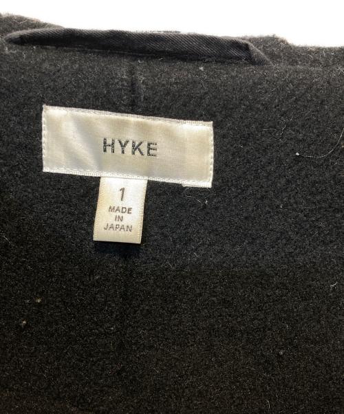 HYKE（ハイク）HYKE (ハイク) ダッフルコート ブラック サイズ:1の古着・服飾アイテム