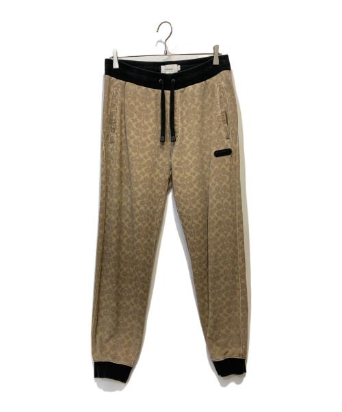 COACH（コーチ）COACH (コーチ) エッセンシャル ジョガーズパンツ ブラウン サイズ:Ｌの古着・服飾アイテム