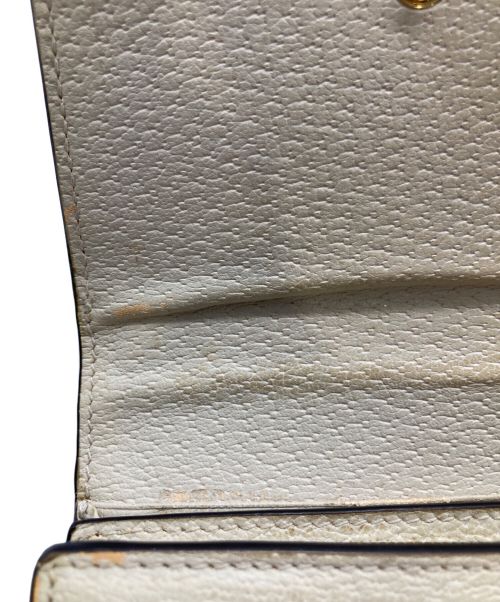 GUCCI（グッチ）GUCCI (グッチ) オフィディア コンパクトウォレット ホワイトの古着・服飾アイテム